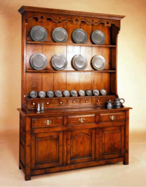 antique reproduction oak furniture.